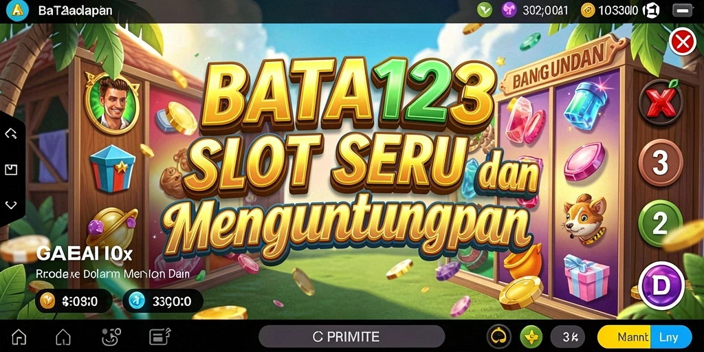Tampilan gameplay seru dan menarik di BATA123.