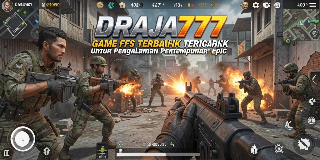 Tampilan dinamis dari pertempuran seru dalam DRAJA777.