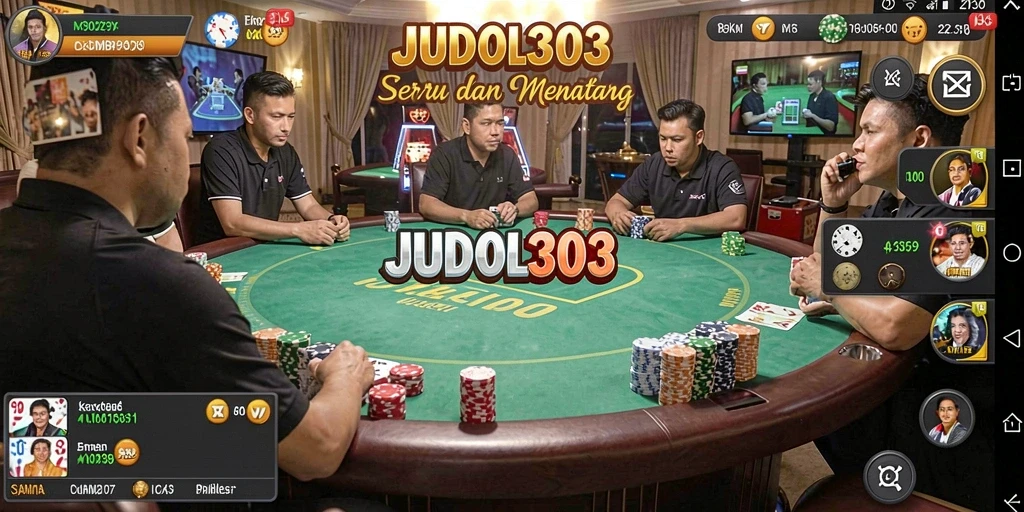 Screenshot gameplay poker yang menarik dan interaktif di JUDOL303.