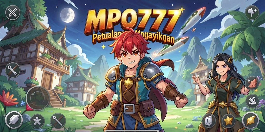 Tampilan gameplay MPO777 dengan karakter Anime yang menarik.