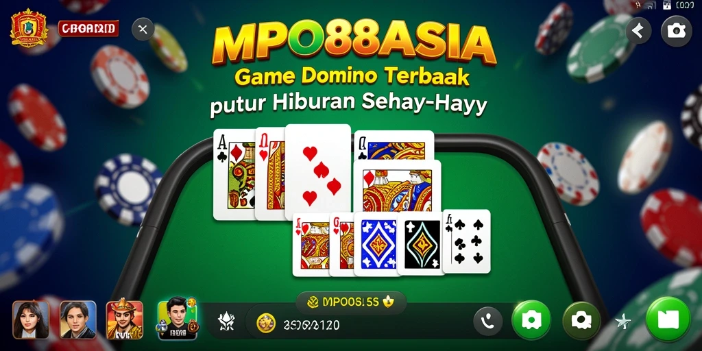 Tampilan gameplay seru dari MPO88ASIA saat bermain Domino.