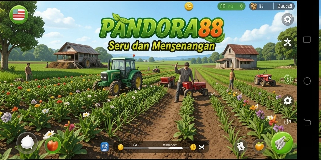 Tampilan permainan pertanian yang menarik dari PANDORA88.