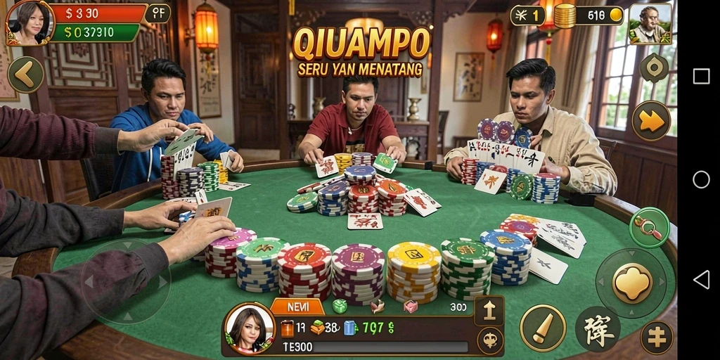 Gameplay seru QiuQiu di RAJAMPO