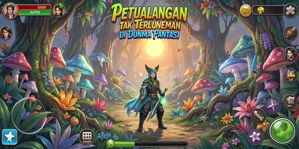 Tampilan gameplay seru dari RAP89 dalam petualangan yang menantang.