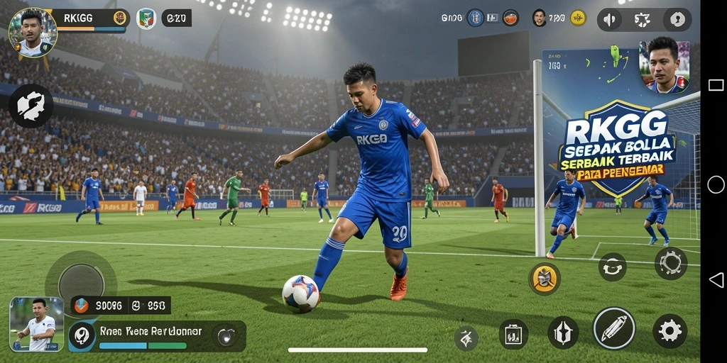 Tampilan screenshot gameplay RKGG dengan aksi seru dan pemain yang berkompetisi.