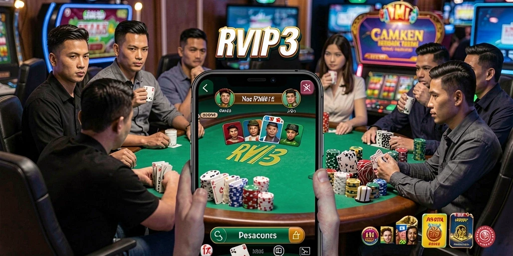 Tampilan screenshot gameplay yang menarik dan mendebarkan dari permainan Poker.