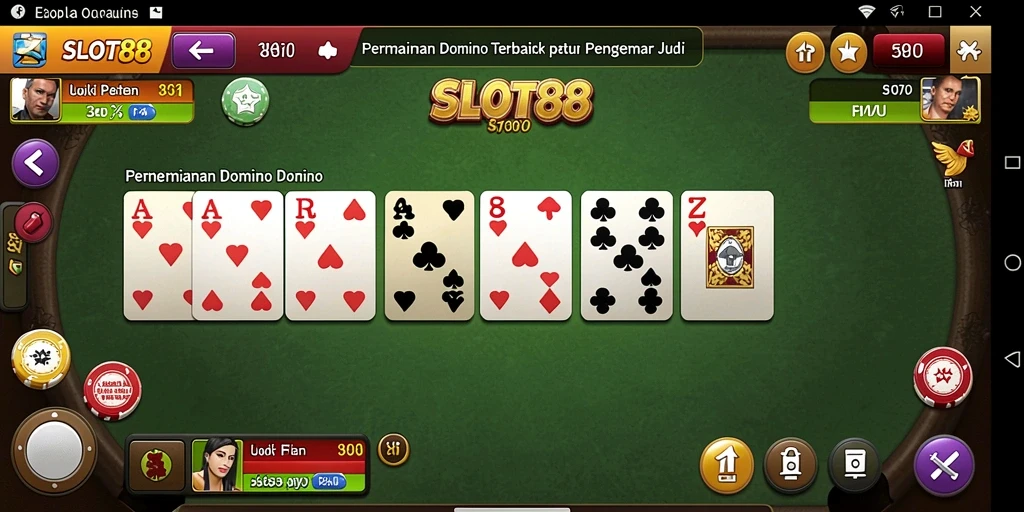 Tampilan gameplay SLOT88 yang menegangkan dan seru.