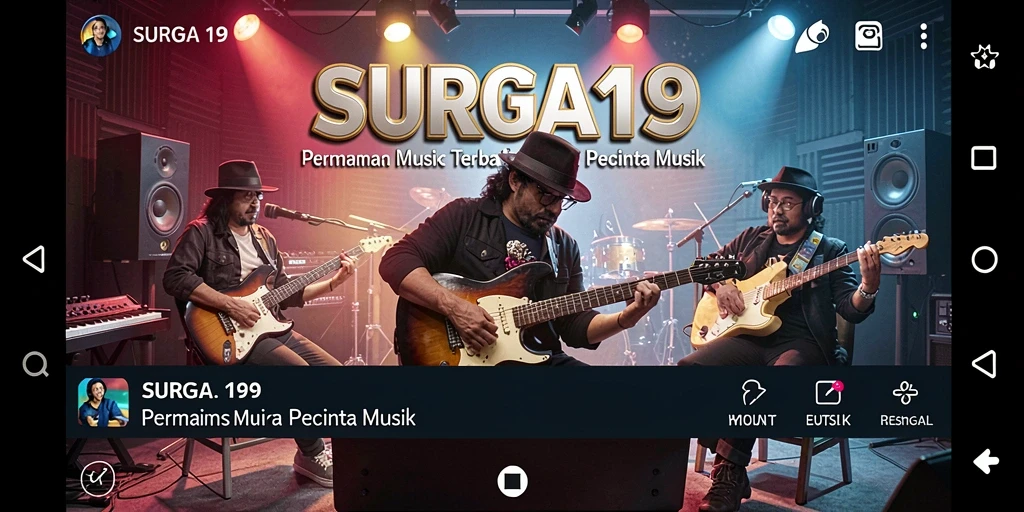 Screenshot gameplay <strong>SURGA19</strong> menampilkan pengalaman musik yang interaktif dan menyenangkan.