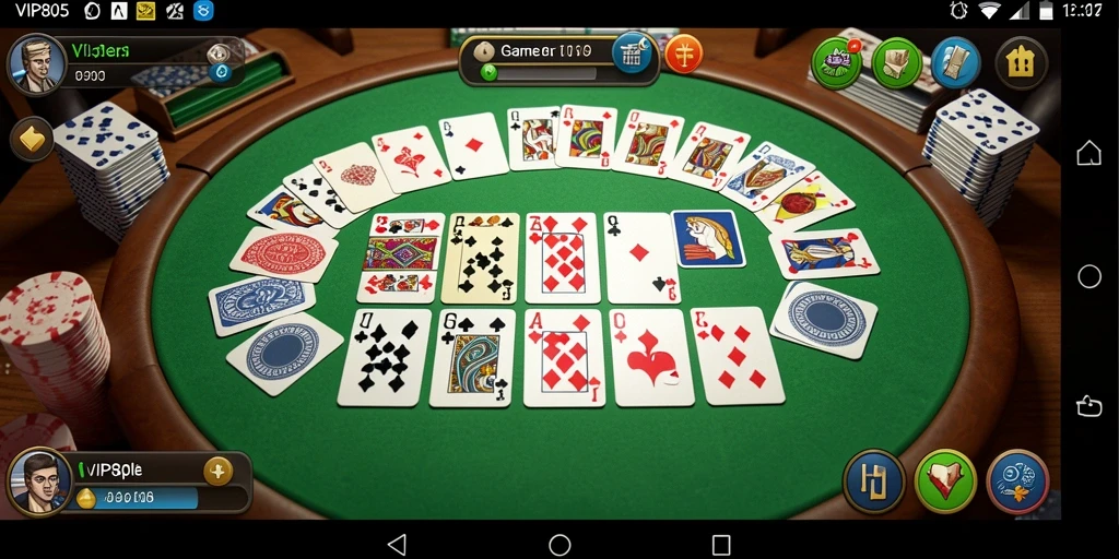 Tampilan gameplay Gaple yang seru di VIP805.